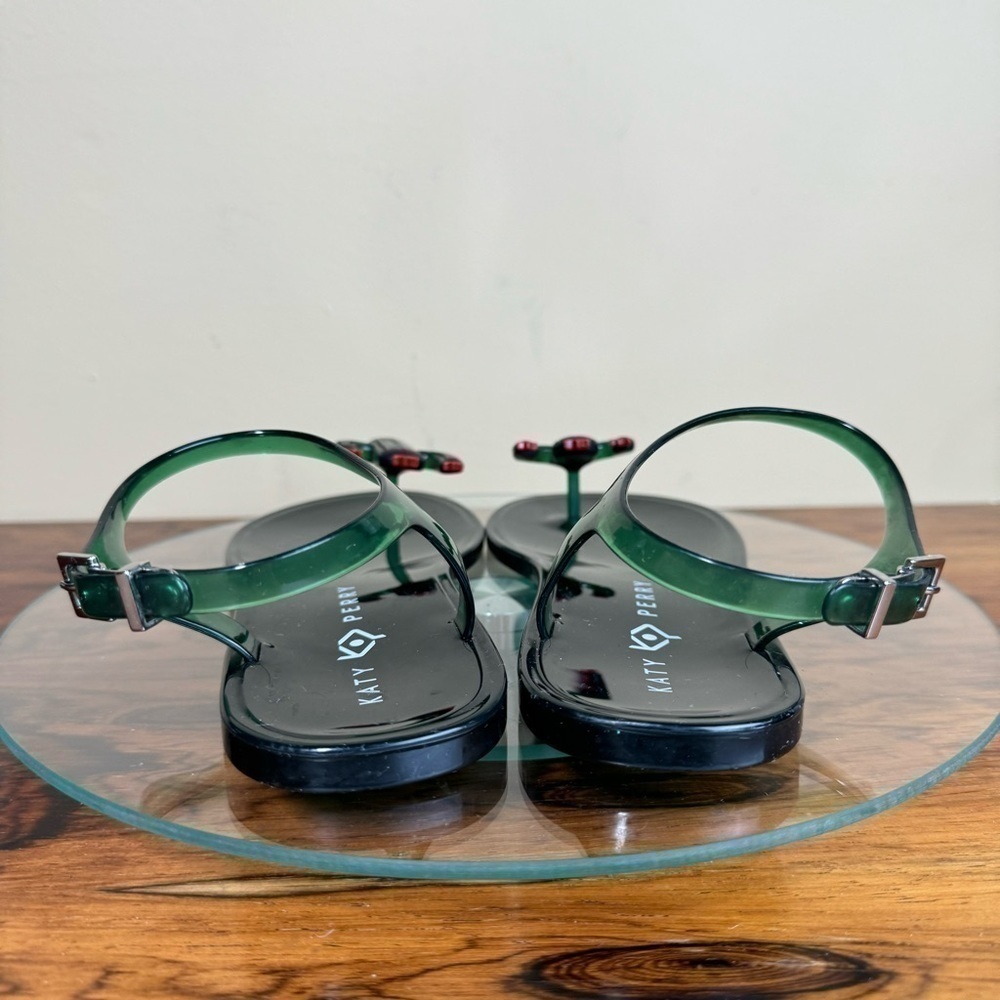 Katy Perry Cactus The Geli Scented Jelly Sandals - Size 6 - Picture 9 of 12